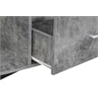 Graystone 60-inch One-Drawer TV Stand with Shelves in Gray Wood Finish