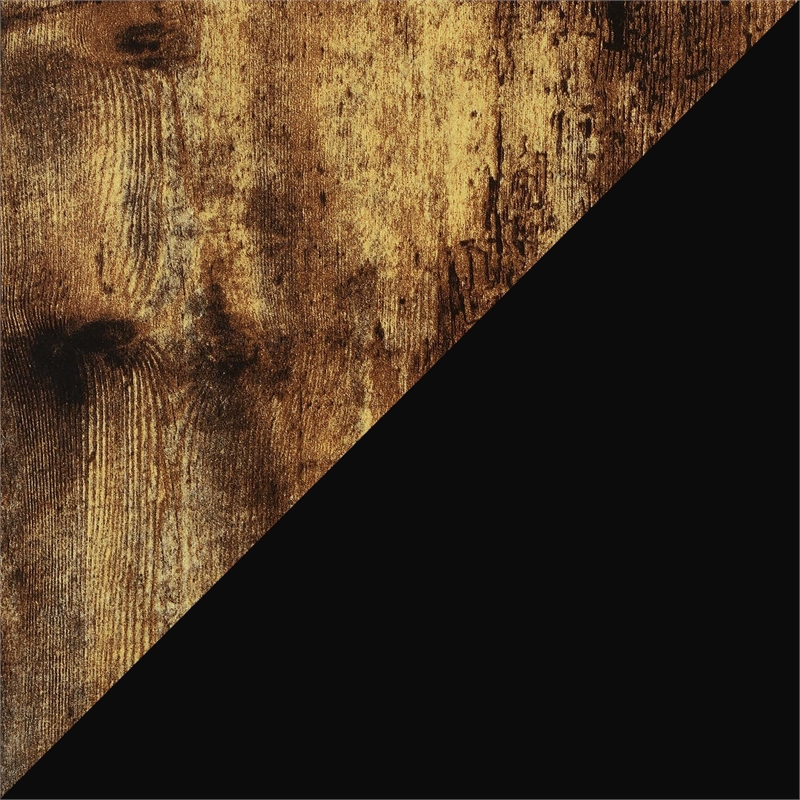 Convenience Concepts Graystone End Table with Shelf in Nutmeg Wood Finish