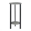 Convenience Concepts Graystone 31-inch Two-Tier Plant Stand in Gray Wood Finish