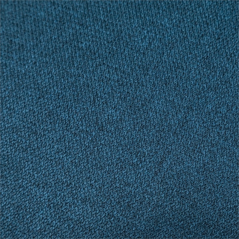 Convenience Concepts Take-a-Seat Natalie Accent Chair in Blue Faux Linen Fabric