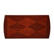 Convenience Concepts Dennis End Table with Shelf in Mahogany Wood Finish