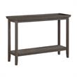 Convenience Concepts Ledgewood Console Table with Shelf in Gray Wood Finish