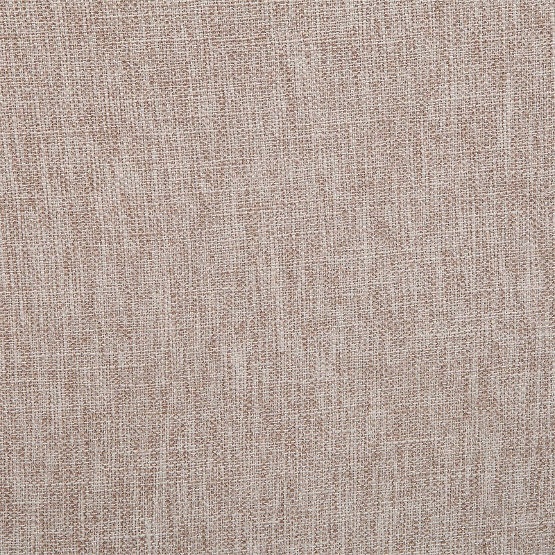 Madison Storage Ottoman in Light Beige Fabric with Solid Wood Feet