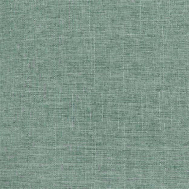 Madison Storage Ottoman in Light Green Fabric with Solid Wood Legs
