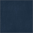 Madison Storage Ottoman in Blue Faux Leather with Solid Wood Feet