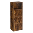 Xtra Storage Three-Door Cabinet with Shelf in Walnut Wood Finish