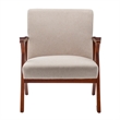 Convenience Concepts Take a Seat Cliff Accent Chair Beige Fabric