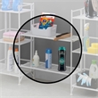 Xtra Storage Shelf Metal Extension Set of Two in White Finish