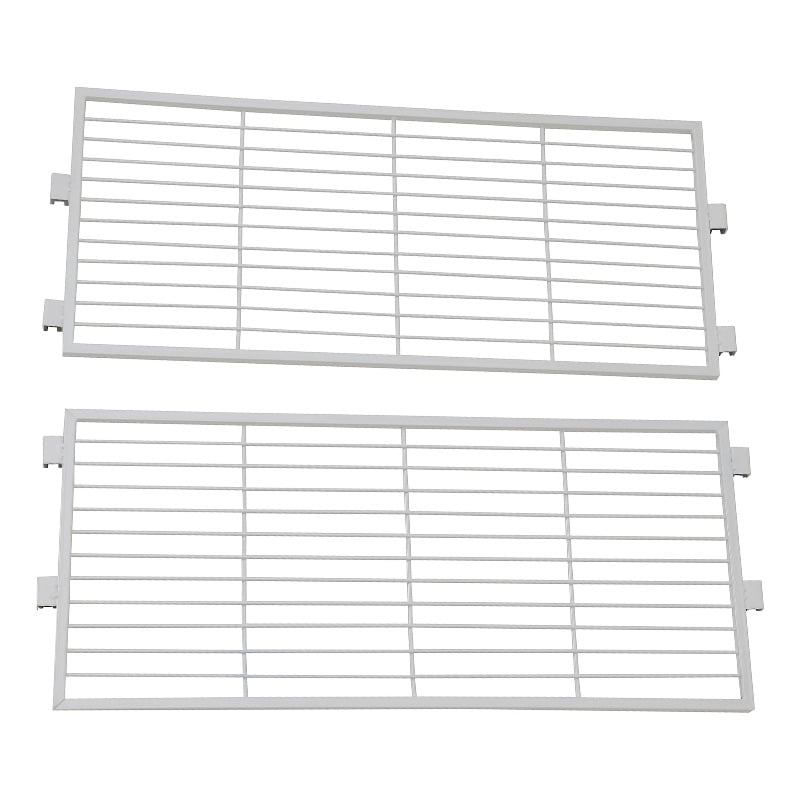 Xtra Storage Shelf Metal Extension Set of Two in White Finish