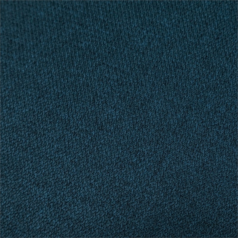 Take a Seat Andy Accent Chair in Blue Fabric with Solid Wood Legs