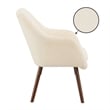 Convenience Concepts Take a Seat Charlotte Sherpa Accent Chair in Ivory Fabric