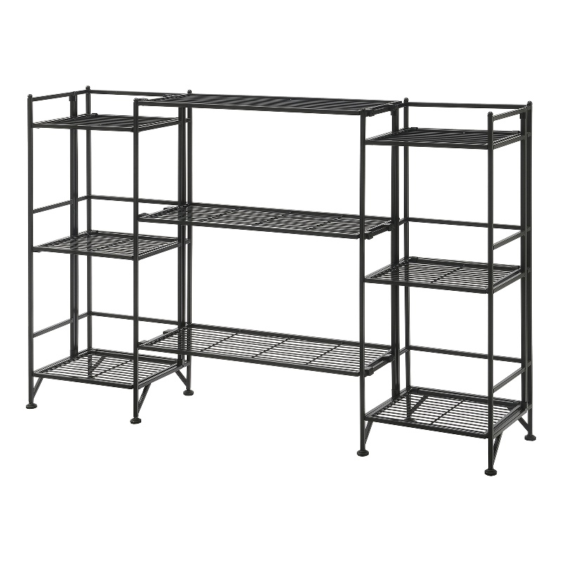 3-Tier Metal Storage Rack, Black