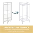 Convenience Concepts Xtra Storage 2 Tier Tall Folding Metal Plant Stand