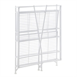 Convenience Concepts Xtra Storage Three-Tier Ladder Folding White Metal Shelf