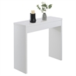 Convenience Concepts Northfield Wood Entryway Hall Table in White