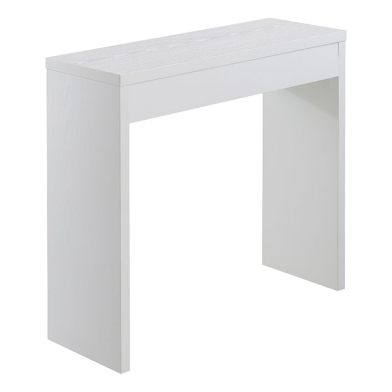 Convenience Concepts Northfield Wood Entryway Hall Table in White