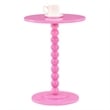 Classic Accents Venetian Islands Spindle Table in Pink Wood Finish