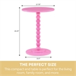 Classic Accents Venetian Islands Spindle Table in Pink Wood Finish