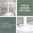 Classic Accents Venetian Islands Spindle Table in White Wood Finish