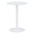 Classic Accents Venetian Islands Spindle Table in White Wood Finish