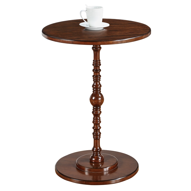 Classic Accents Sanibel Beach Spindle Table in Espresso Wood Finish