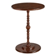 Classic Accents Sanibel Beach Spindle Table in Espresso Wood Finish