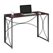 Convenience Concepts Nova Folding Desk in Espresso Wood Finish and Metal Frame