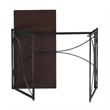 Convenience Concepts Nova Folding Desk in Espresso Wood Finish and Metal Frame