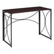Convenience Concepts Nova Folding Desk in Espresso Wood Finish and Metal Frame