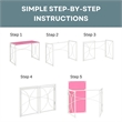 Designs2Go Nova Folding Desk 39.5