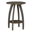 Convenience Concepts Aldrin End Table with Shelf in Gray Wood Finish
