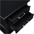 Convenience Concepts Sydney Two-Drawer End Table with Shelf in Black Wood Finish