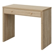 Northfield Desk/Hall Entryway Table with Drawer in White Wood Finish