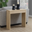 Convenience Concepts Northfield Entryway Hall Table in Weathered White Wood
