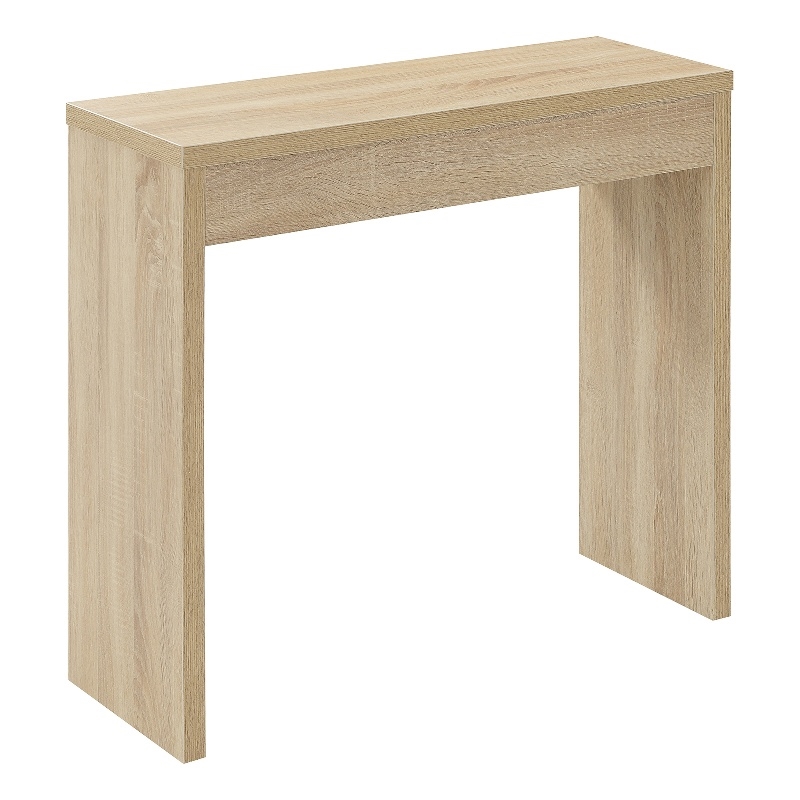 Convenience Concepts Northfield Entryway Hall Table in Weathered White Wood