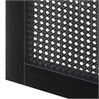 Northfield Weave Hall Console Table/Desk in Black Wood Finish