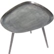Convenience Concepts Bali Metal End Table in Silver Metal Finish