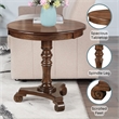 Convenience Concepts Classic Accents Talbot End Table in Dark Oak Wood Finish