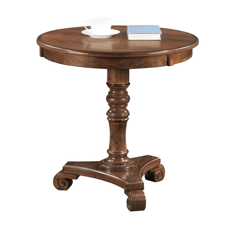 Convenience Concepts Classic Accents Talbot End Table in Dark Oak Wood Finish