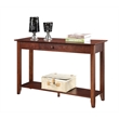 Convenience Concepts American Heritage Console Table in Espresso Wood Finish