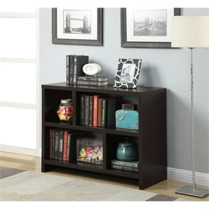 Convenience Concepts Northfield Bookend Console Table in Espresso Wood Finish
