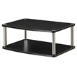 Convenience Concepts Designs2Go Double Tier Swivel Riser in Black