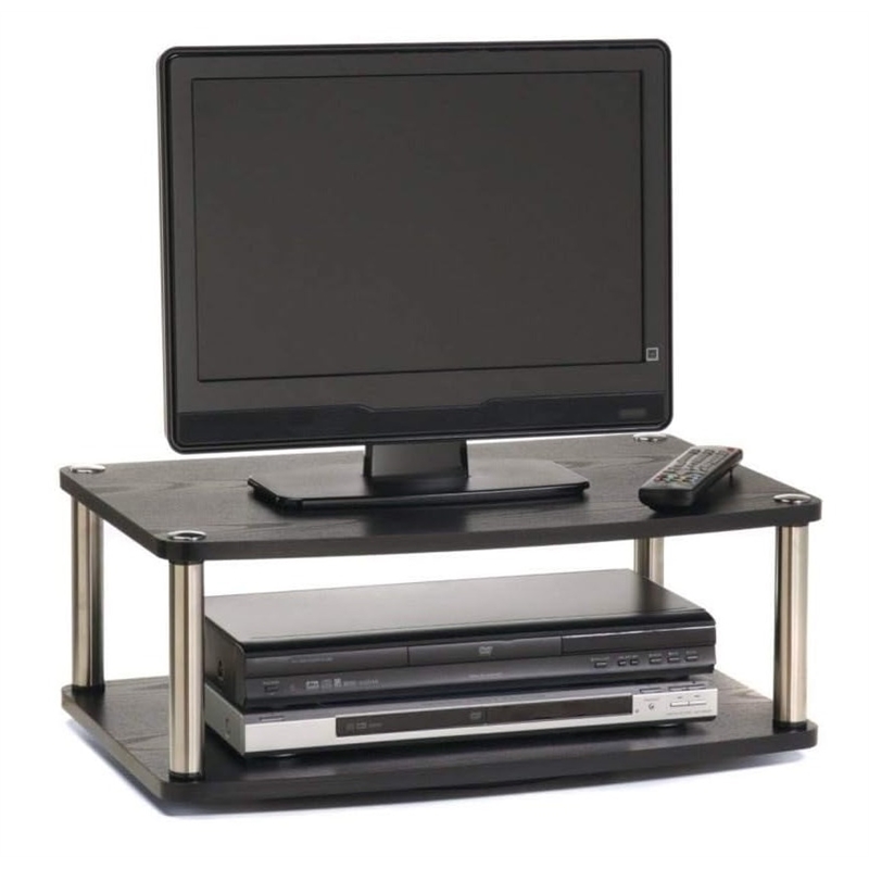 Convenience Concepts Designs2Go Double Tier Swivel Riser in Black