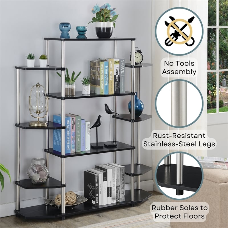Designs2Go No Tools Wall Unit Bookshelf 47.25