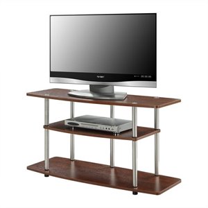 convenience concepts designs2go 3 tier wide tv stand