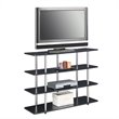 Convenience Concepts Designs2Go XL Highboy TV Stand in Black