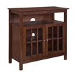 Convenience Concepts Designs2Go Big Sur Highboy TV Stand in Espresso Wood Finish