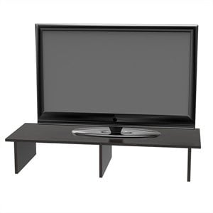 convenience concepts designs2go large monitor riser in black wood finish