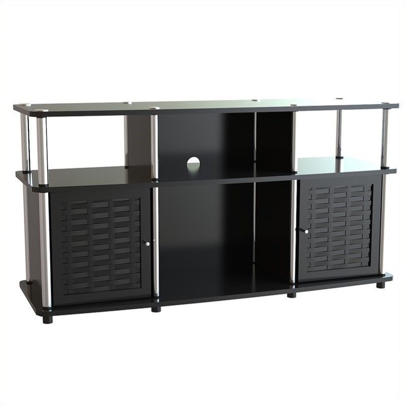 Convenience Concepts Designs2go Chelsea 48 Tv Stand In Black Convenience Concepts Designs2go Chelsea 48 Tv Stand In Black