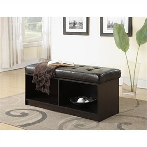 Broadmoor Storage Ottoman - Espresso